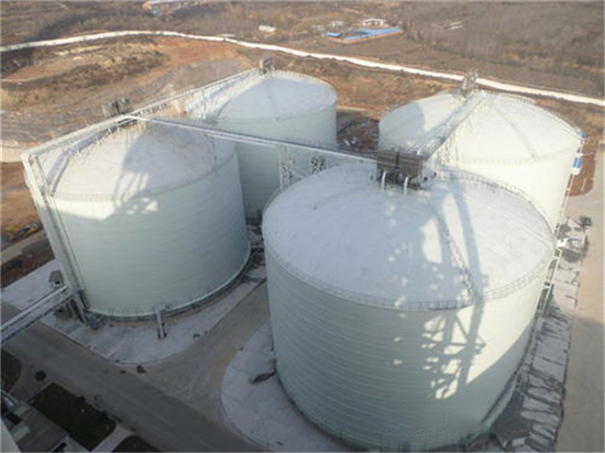 荆州5000吨立式粉煤灰储存罐